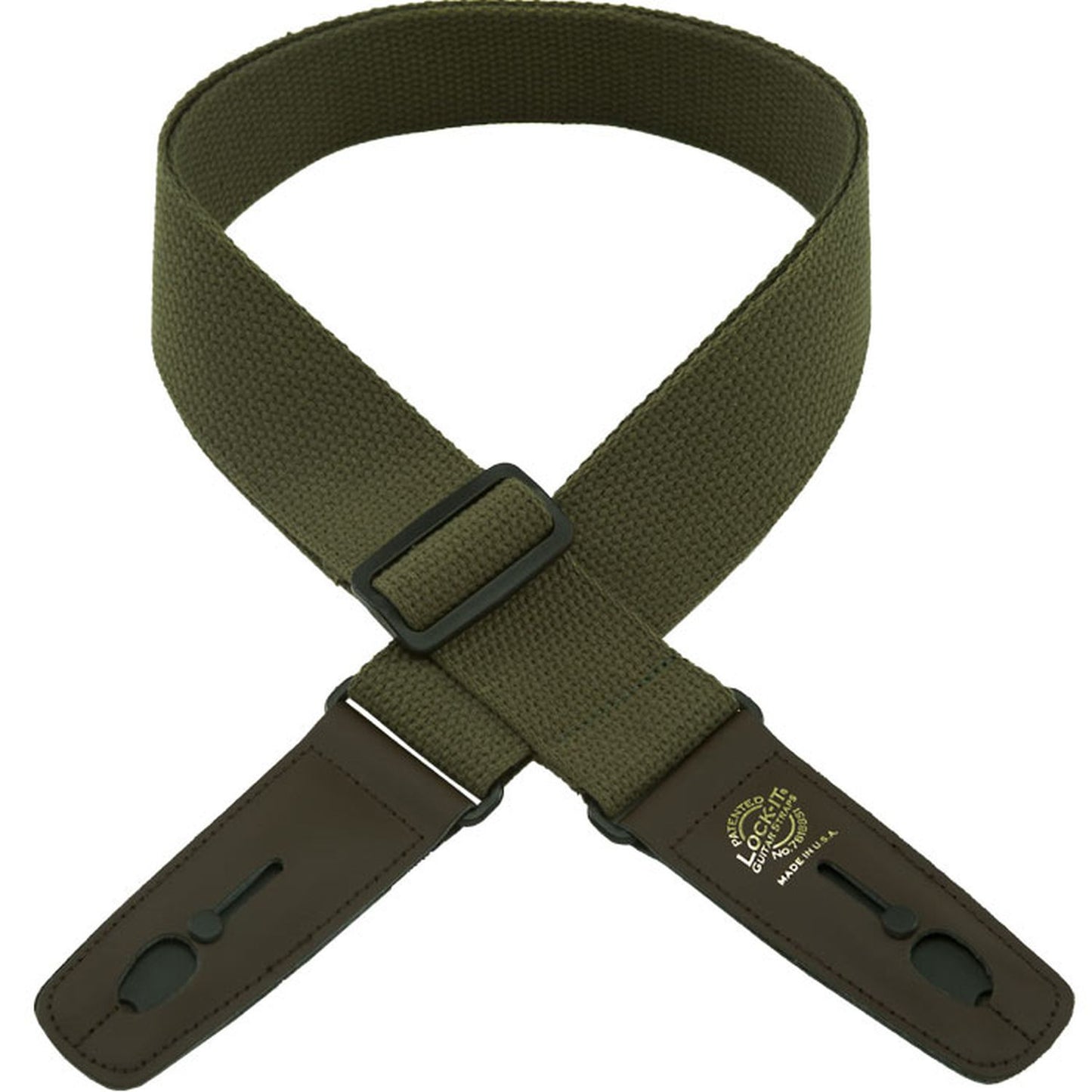 LIS-050-C2-OLV-B Tracolla Lock-It 2 Cotton Olive