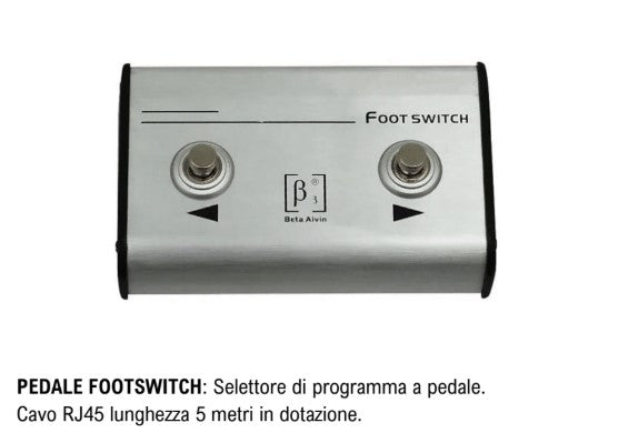 BETA - AIVIN FSD2 PEDALE FOOTSWITCH CONNETTORE RJ45