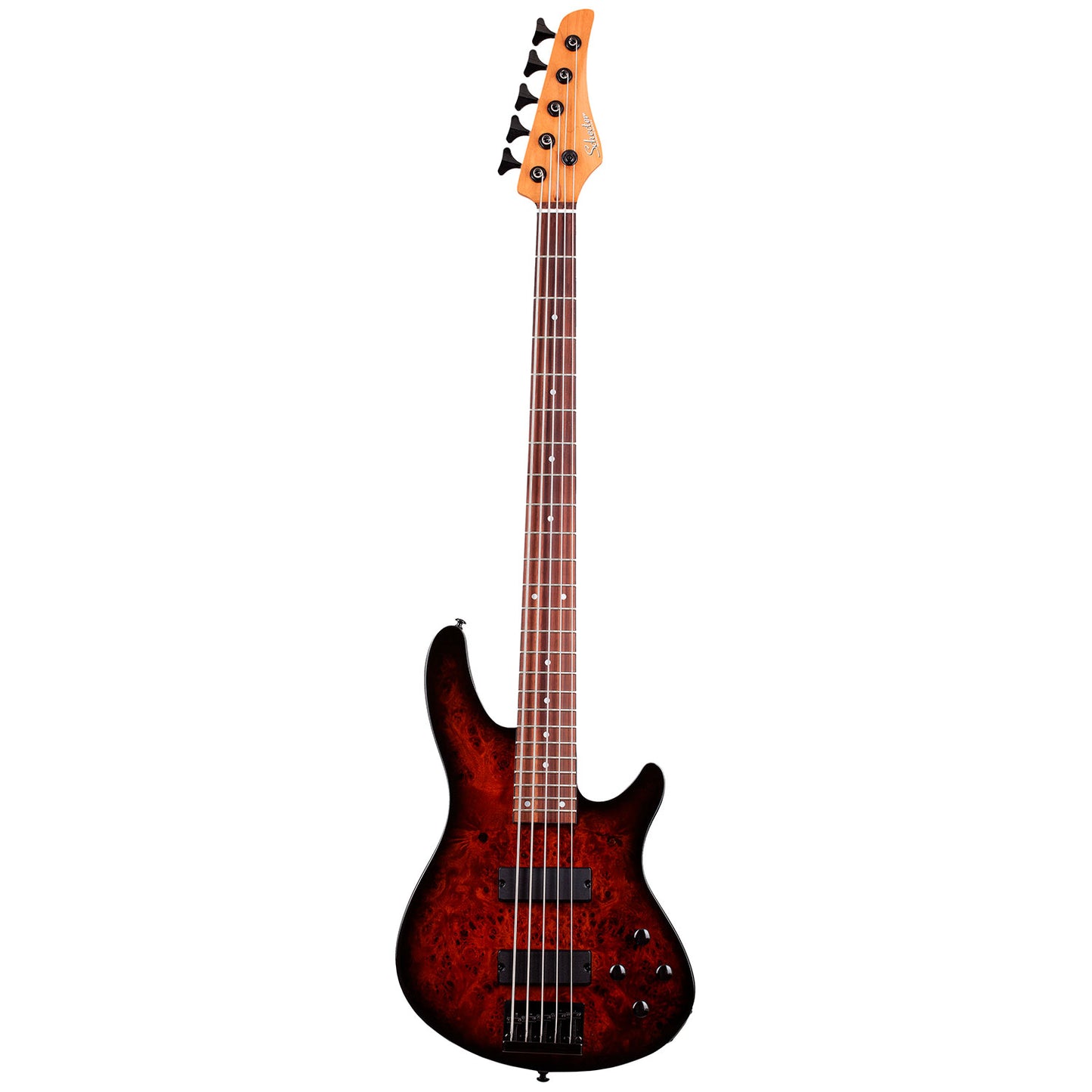 Schecter C-5 STANDARD TOBACCO BURL BASSO ELETTRICO