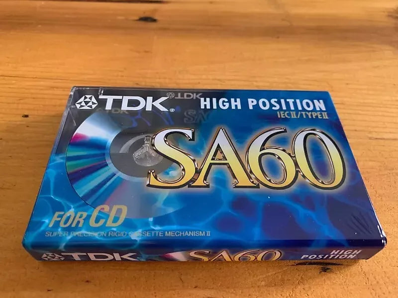 TDK sa60 eb II Type II CD NUOVO IMBALLO ORIGINALE