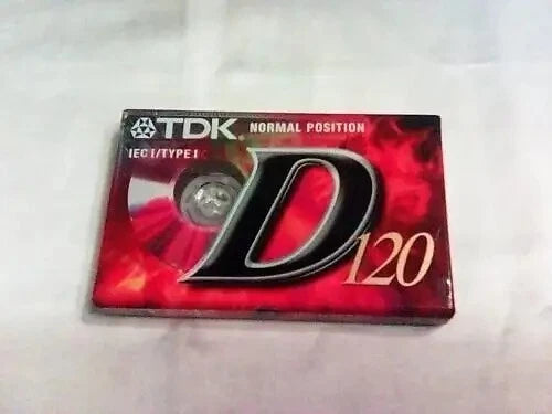 TDK Cassetta Audio.TDK=D-120EB.Nuova. Posizione Normale (6 disponibili)