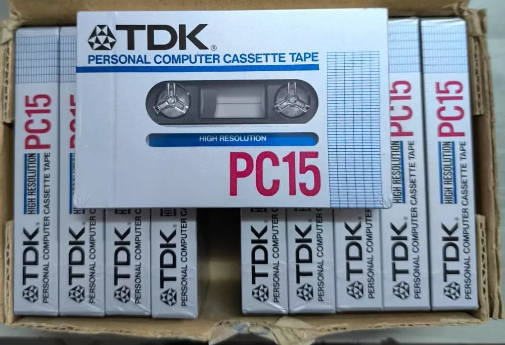 Cassetta TDK PC 15 Computer Cassette Tape 1984 - Nuova Vergine Sigillata