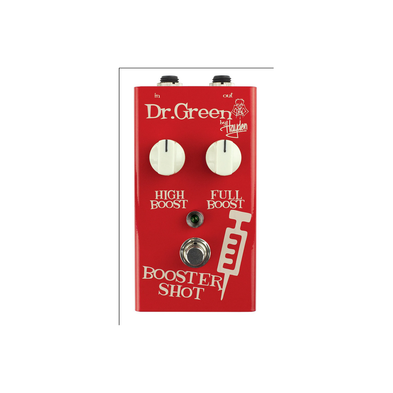 DR. GREEN BASS BOOSTER SHOT PEDAL E CHITARRA