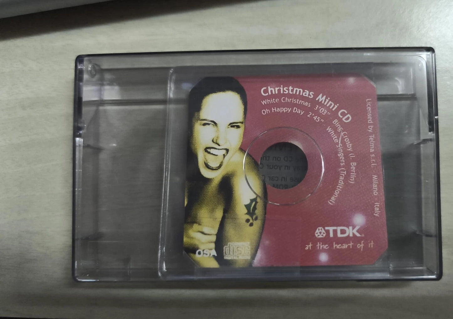 chrismans mini cd tdk nuovo sigillato