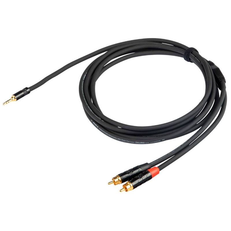 Proel CHLP215LU3 Cavo Mini Jack - Doppio RCA (3mt)