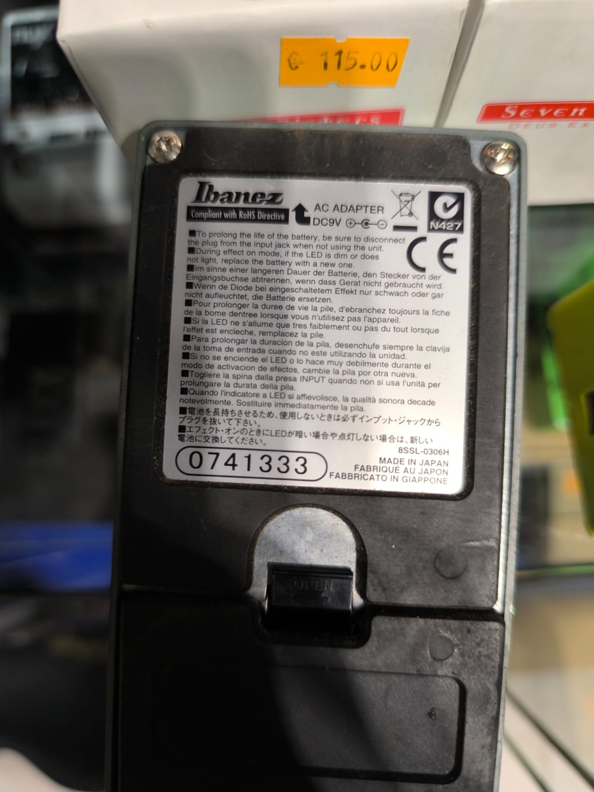 Ibanez TS9 Tube Screamer Overdrive Pedal made in japan