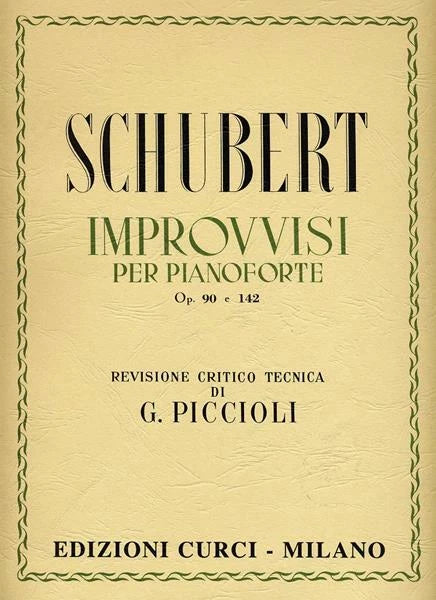 Schubert - Edizioni Curci - MIlano