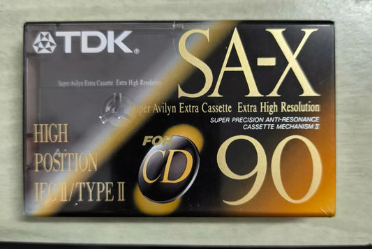 tdk sa-x 90 high position IECII/ type II nuova sigillata