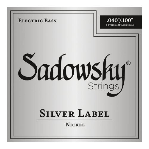 Sadowsky Silver Label corde Basso Elettrico 4 St 040-100 Nickel