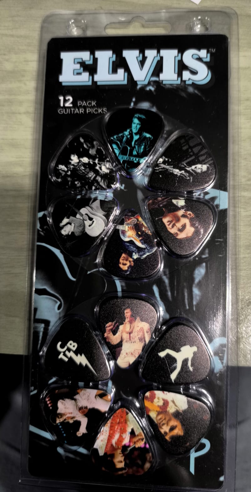 PERRI'S LP12-EP2 CONFEZIONE 6 PLETTRI ELVIS PRESLEY