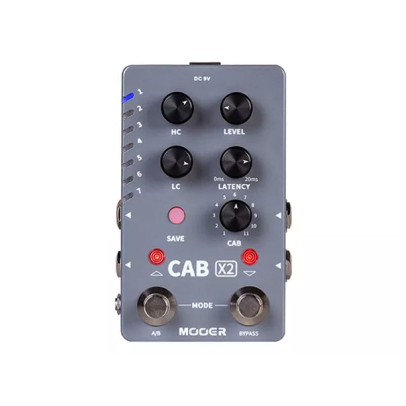 MOOER CAB X2 STEREO PEDAL SIMULAZIONE DI CABINET STEREO