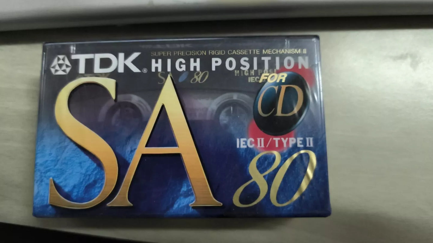 tdk sa 80 high position iec2 type 2 musicassetta