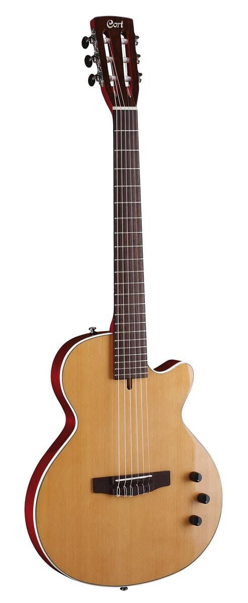 Cort Guitare Sunset Nylectric Naturel chitarra classica solid body