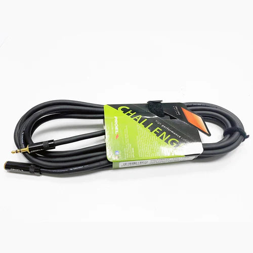 Proel CHLP180LU5 Cavo Extension spina jack Stereo 3.5 mm 5mt