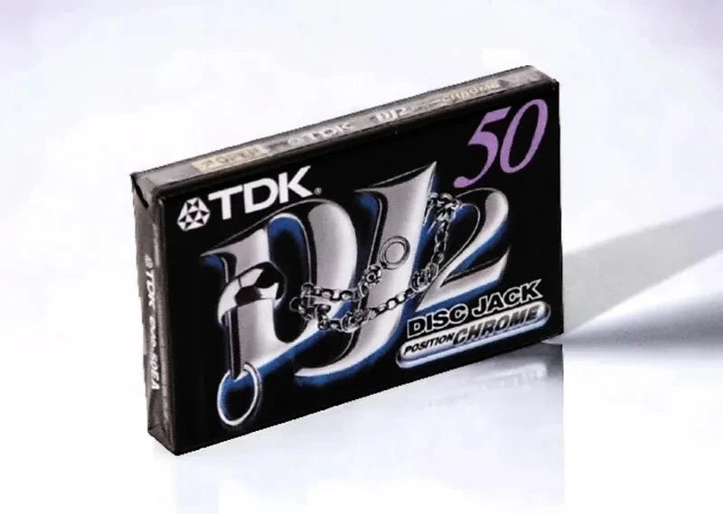 TDK Dj2 50ea CHROME TAPE musicassetta