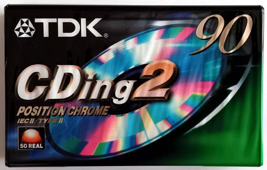 TDK cassetta musicale, TDK CDing2 posizione cromata (tipo II/IEC II), 90 minuti
