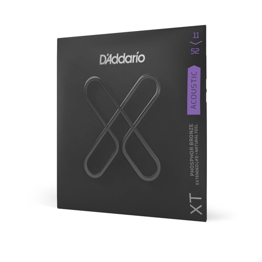 D'ADDARIO XTAPB1152 Corde per chitarra acustica Custom in Phosphor-Bronze, 11-52