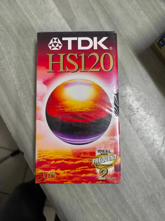 vhs TDK hs 120 SIGILLATA new