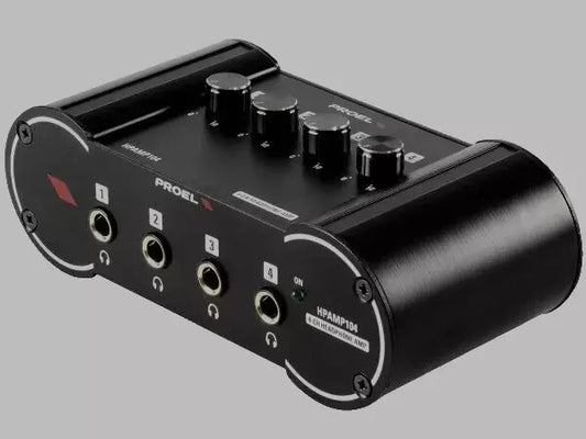 Amplificatore per cuffie "HPAMP104" 4Ch. proel