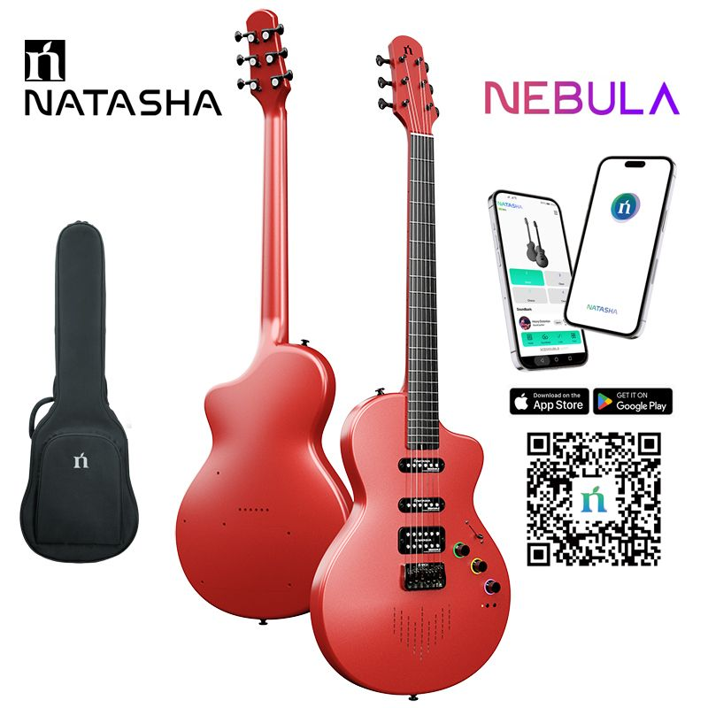 NEBULA Natasha SMART GUITAR Imperal Red CHITARRA ELETTRICA