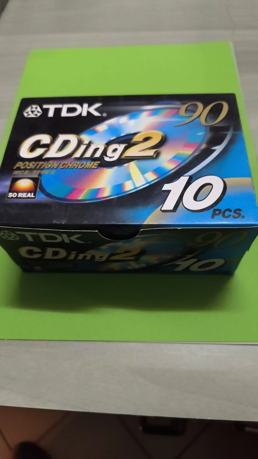 tdk 90 cding2 postion crhome iec II box 10 pezzi