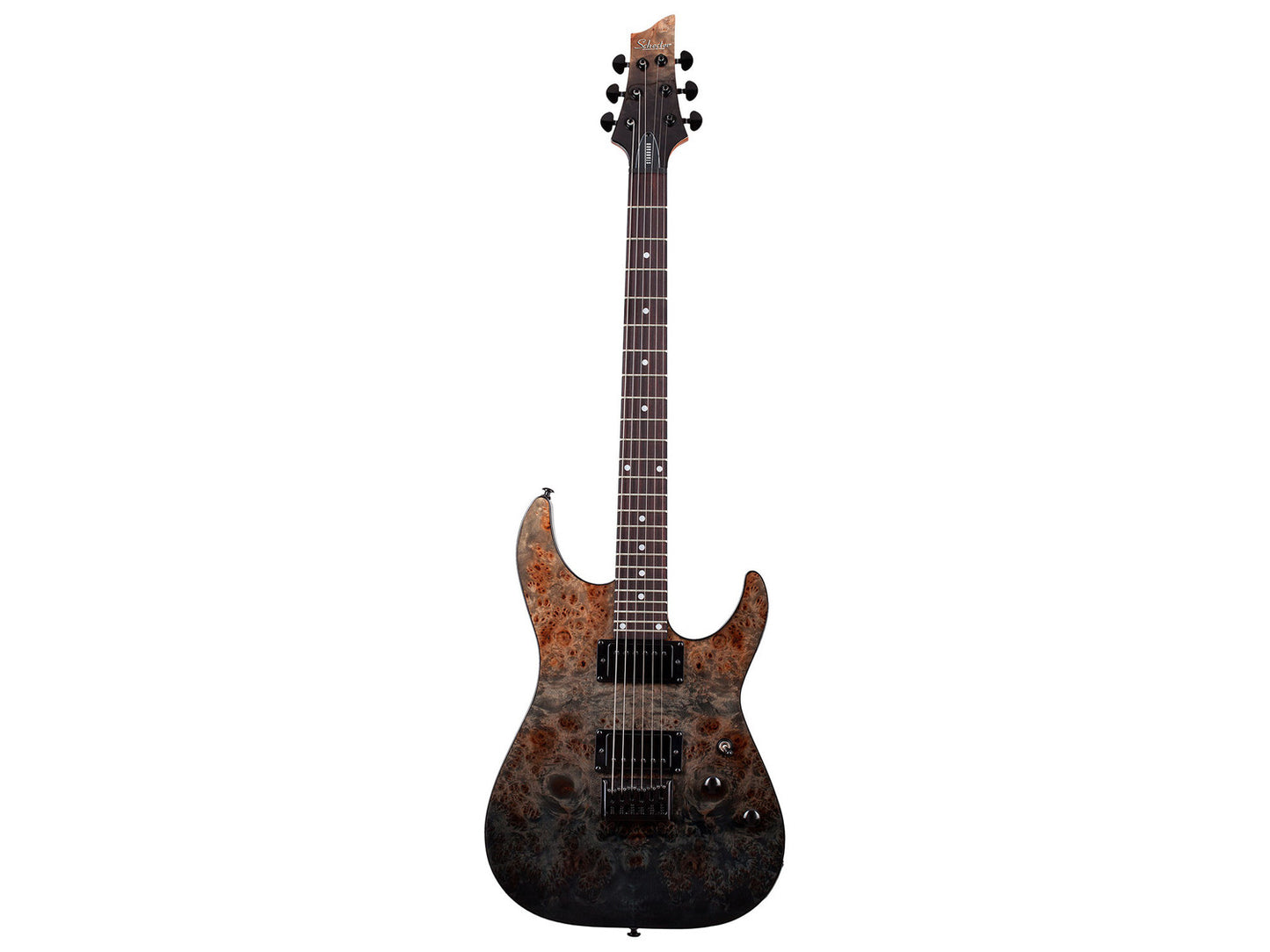 Chitarra elettrica SCHECTER C-1 Standard Black Fade Burst Burl