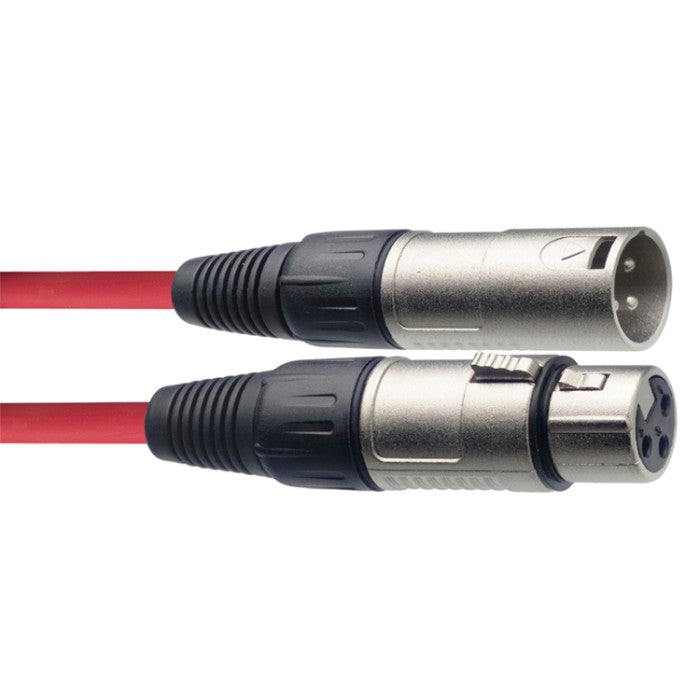Cavo microfono 6m Xlr F/Xlr M:24 red