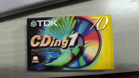 TDK CDing1 70 Position Normal IEC I Musicassetta Mc Cassette Tape vergine