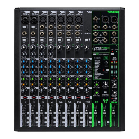 Mackie ProFX12v3 Mixer 12 Canali con Effetti Professionali USB