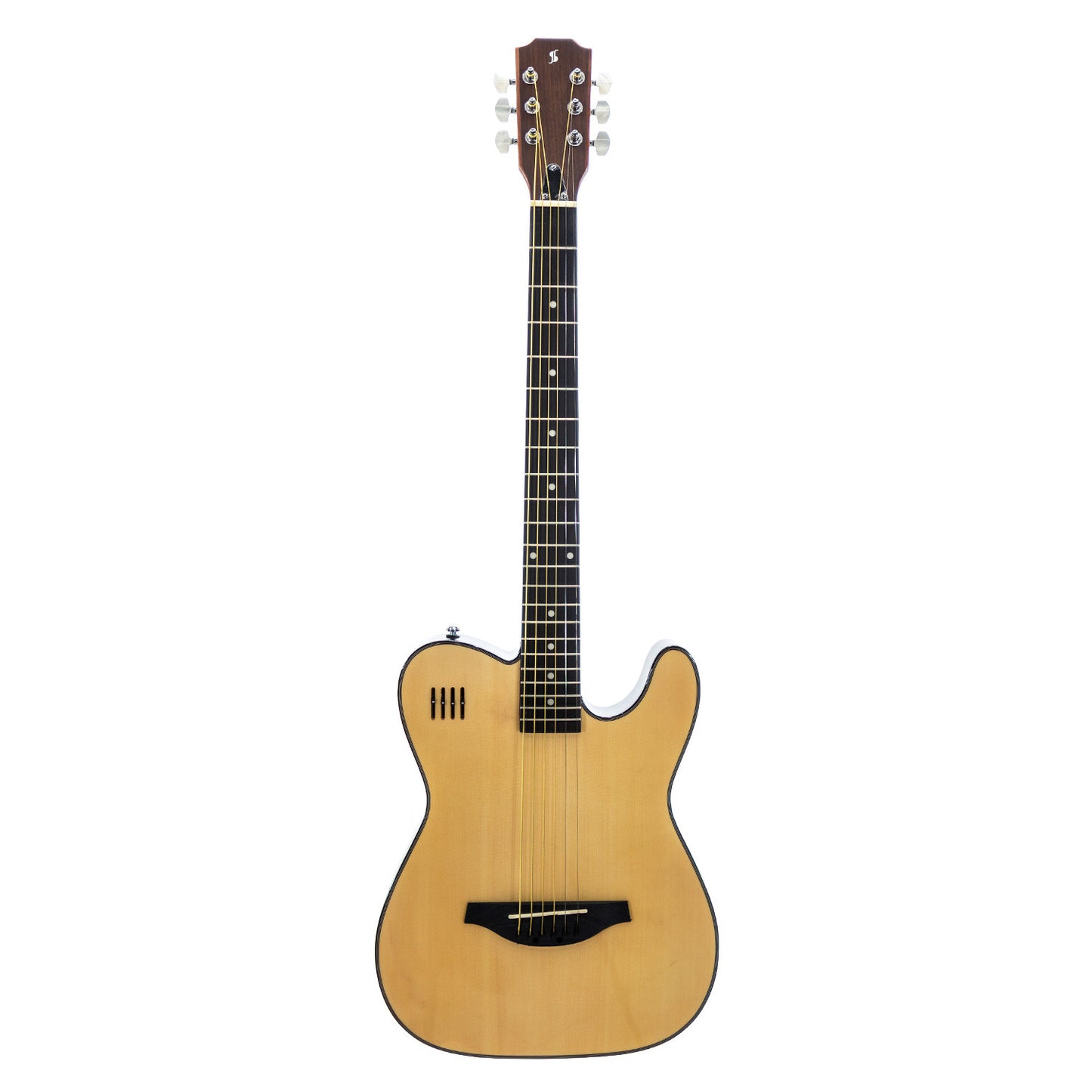 chitarra Acustica solid body elettrificata natural
