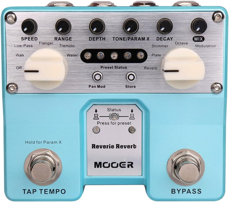Mooer Reverie Reverb Pedale Reverbero Multieffetto