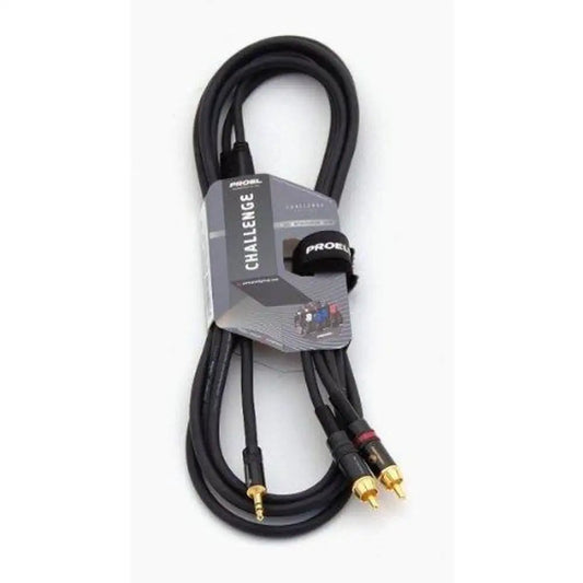 CHLP215LU15 CAVO 2 X RCA + JACK 3.5 1.5MT