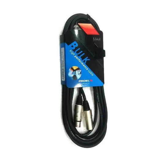Proel BULK250LU3 Cavo audio Cannon XLR 3P Maschio a Cannon XLR 3F Femmina, 3mt (Copia)