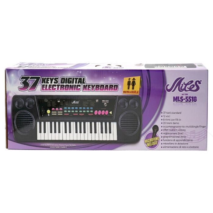 Miles Tastiera musicale ( 37 tasti ) MLS 5518 con microfono