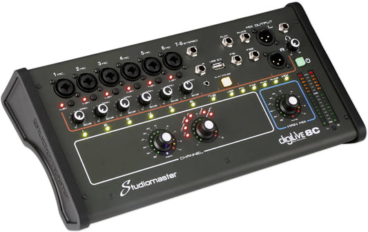 STUDIOMASTER Digilive8c mixer digitale 8 canali