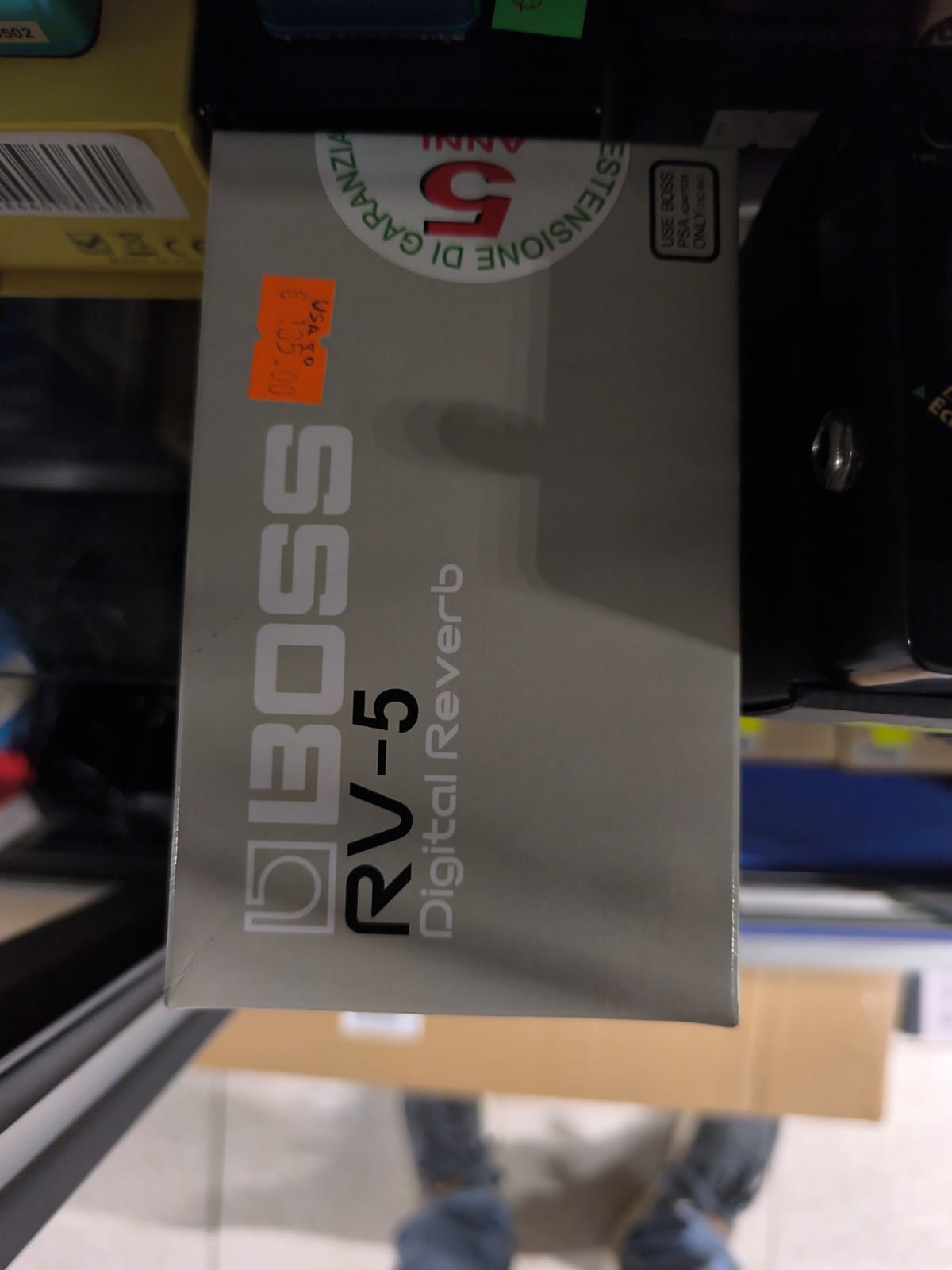 Boss RV-5 Digital Reverb Effect Pedale per chitarra