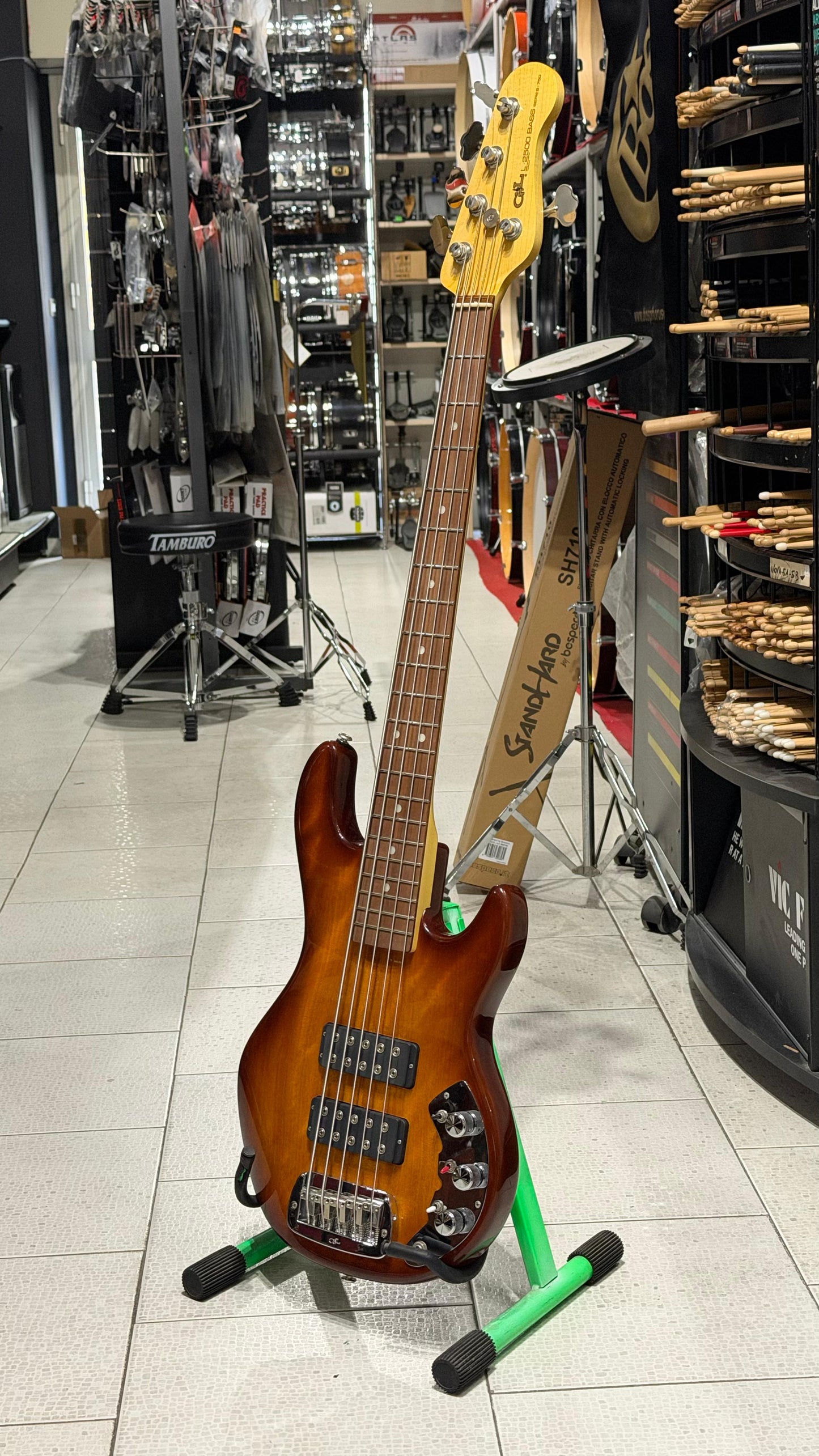 G&L CLF L-2500 Urethane Old School Tobacco Sunburst