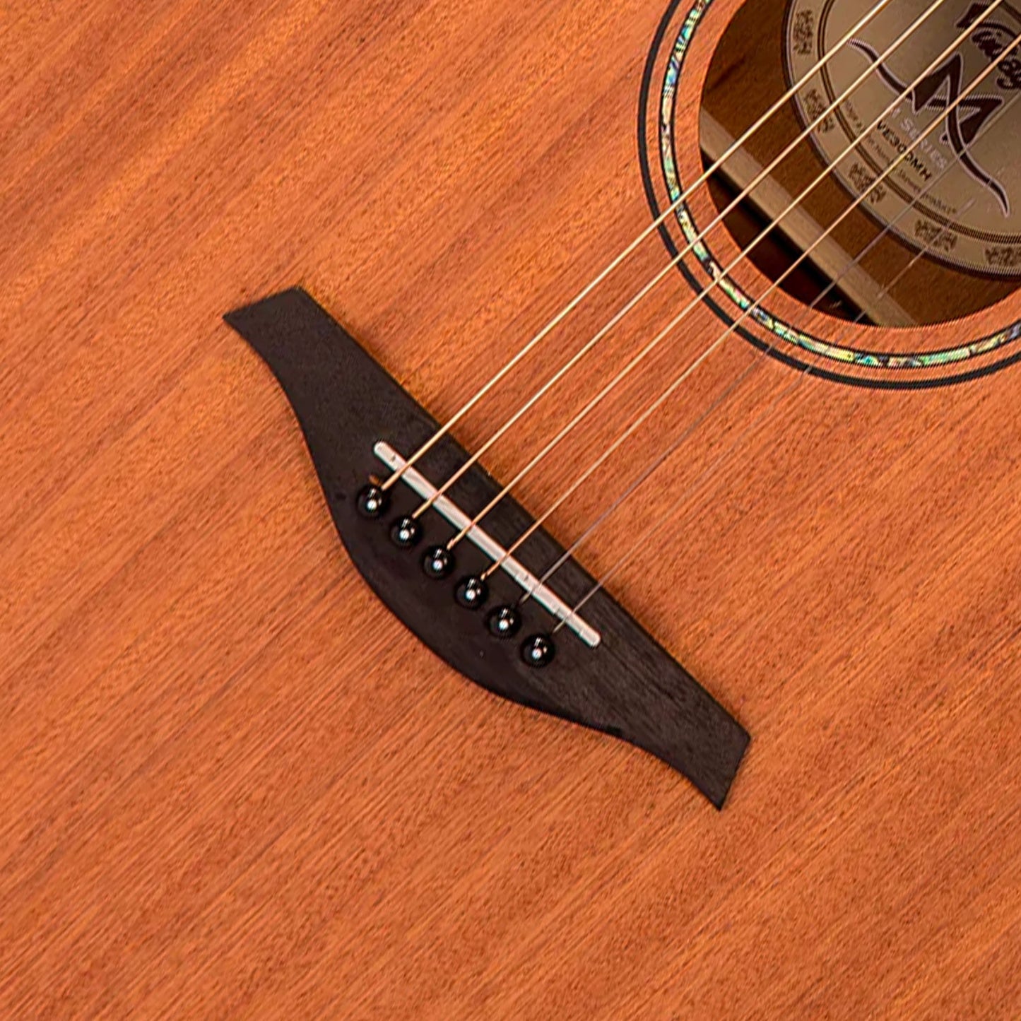 VINTAGE VIN-VE300MH VE300 Folk Satin Mahogany  chitarra acustica
