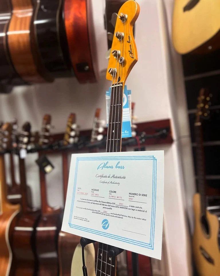 ALNUS JAZZ BASS 4 CORDE RELIC