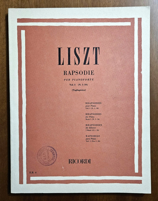 Liszt - Rapsodie - per pianoforte
